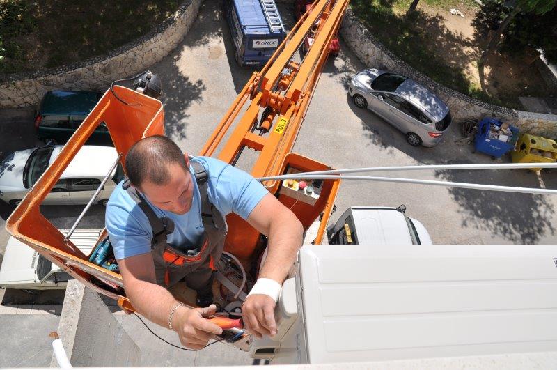 Montaža klima uređaja na već postavljene instalacije